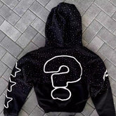 Толстовка с капюшоном в европейском и американском стиле High Street Dark Style с принтом букв